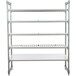 Cambro ESU244284VS5580 Camshelving® Elements Stationary Starter Unit with 4 Vented Shelves and 1 Solid Shelf - 24" x 42" x 84" Main Thumbnail 1