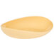 A yellow oval GET Osslo melamine bowl.