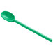 Mercer Culinary M33182GR Hell's Tools® 11 7/8" Green High Temperature Mixing Spoon Main Thumbnail 3