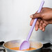Mercer Culinary M33182PU Hell's Tools® 11 7/8" Purple High Temperature Mixing Spoon Main Thumbnail 1