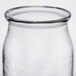 An American Metalcraft clear Tritan plastic drink can with a lid.