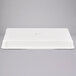 A white fiberglass MFG Tray dough proofing box with a lid.