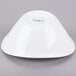 World Tableware INF-150 Porcelana Infinity 13 oz. Bright White Oval Porcelain Bowl - 24/Case Main Thumbnail 3