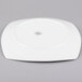 World Tableware 840-475S Porcelana 12" Bright White Square Porcelain Coupe Plate - 12/Case Main Thumbnail 3
