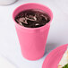 Creative Converting 28304271 12 oz. Candy Pink Plastic Cup - 240/Case Main Thumbnail 1