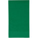 A green rectangular Creative Converting guest towel with a white border.