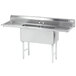 Advance Tabco FS-2-1824-24RL Spec Line Fabricated Two Compartment Pot Sink with Two Drainboards - 84" Main Thumbnail 1