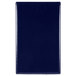 A dark blue rectangular Menu Solutions menu board with white lines.