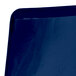 A Menu Solutions blue Hamilton menu board with a blue surface.