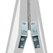 Aarco AA-311SW 42" x 18" Aluminum Narrow A-Frame Sidewalk Board with White Porcelain Marker Board Main Thumbnail 7