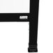Aarco BA-311SW 42" x 18" Black Aluminum Narrow A-Frame Sidewalk Board with White Porcelain Marker Board Main Thumbnail 9