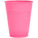 Creative Converting 28304281 16 oz. Candy Pink Plastic Cup - 20/Pack Main Thumbnail 2