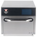 A silver Bakers Pride E300 countertop oven with a black handle.