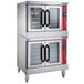 Vulcan VC44GD-LP Liquid Propane Double Deck Full Size Gas Convection Oven with Solid State Controls - 100,000 BTU Main Thumbnail 1