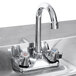 Regency 17" x 15" Wall Mounted Hand Sink with 8" Gooseneck Faucet and P-Trap Main Thumbnail 5