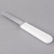 A Mercer Culinary clam knife with a white textured handle.