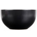 A 10 Strawberry Street Wazee Matte black stoneware cereal bowl.