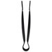 A black tongs with a flat grip design.