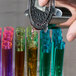 Choice 5 5/8" Neon Test Tube Shot / Shooter with Assorted Colors - 100/Pack Main Thumbnail 6
