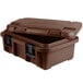 Cambro UPC160131 Camcarrier Ultra Pan Carrier® Dark Brown Top Loading 6" Deep Insulated Food Pan Carrier Main Thumbnail 3