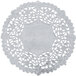 6" Silver Foil Lace Doily - 1000/Case Main Thumbnail 2