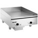 A Vulcan stainless steel electric countertop griddle.