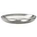 An American Metalcraft stainless steel seafood tray with a hammered texture on the surface and a rim.
