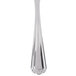 A close-up of a Libbey stainless steel butter spreader with a silver handle.
