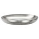 An American Metalcraft stainless steel tray with a hammered texture on the surface and rim.