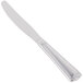 A Libbey stainless steel utility/dessert knife with a silver handle.