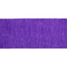 A purple rectangular paper streamer with a white background.