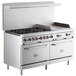 Cooking Performance Group S60-G24-L Liquid Propane 6 Burner 60" Range with 24" Griddle and 2 Standard Ovens - 280,000 BTU Main Thumbnail 3