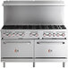 Cooking Performance Group S60-N Natural Gas 10 Burner 60" Range with 2 Standard Ovens - 360,000 BTU Main Thumbnail 5