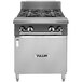 A Vulcan V series stainless steel 24" gas range with 4 burners.