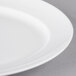 A 10 Strawberry Street white porcelain oval platter with a white rim.