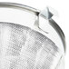 A Vollrath stainless steel mesh strainer with a handle.