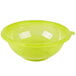 Fineline 5048-GRN Super Bowl 48 oz. Green PET Plastic Salad Bowl - 50/Case Main Thumbnail 2