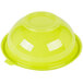 Fineline 5048-GRN Super Bowl 48 oz. Green PET Plastic Salad Bowl - 50/Case Main Thumbnail 3