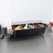 San Jamar BD4023S The Dome 5-Compartment Condiment Bar with Snap-On Caddies Main Thumbnail 1
