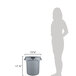 Rubbermaid Commercial Products FG261000GRAY-001 Brute Récipient rond Gris 37 ,9 l