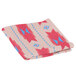 A folded pink and blue Headsweats Mojave Ultra Band with a geometric design.