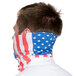 A man wearing a Headsweats American flag neck gaiter.
