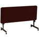 Correll Deluxe Flip Top Table, High Pressure Adjustable Height, 24" x 48", Mahogany Main Thumbnail 2