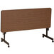 Correll Deluxe Flip Top Table, High Pressure Adjustable Height, 24" x 60", Walnut Main Thumbnail 2