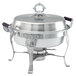 A silver metal water pan for a Vollrath Royal Crest chafer.