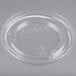 Solo 626TP Clear Flat Non-Vented Lid - 100/Pack Main Thumbnail 2