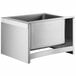Regency 25" 16-Gauge Stainless Steel One Compartment Floor Mop Sink - 20" x 16" x 12" Bowl Main Thumbnail 4