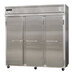 Continental Refrigerator 3RFF-SA 78" Solid Door Dual Temperature Reach-In Refrigerator / Freezer / Freezer - 68 cu. ft. Main Thumbnail 1