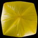 44 Gallon 37" x 50" Yellow Infectious Linen High Density Isolation Medical Waste Bag / Biohazard Bag 17 Microns - 200/Case Main Thumbnail 3