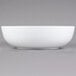 CAC MXS-16 10 Qt. Bright White Porcelain Salad Bowl - 4/Case Main Thumbnail 3